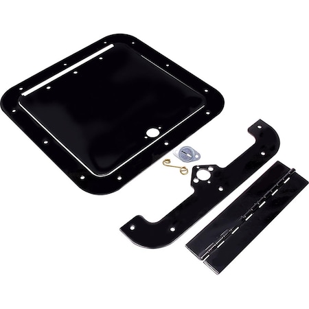 Allstar Performance 8 x 8 in. Aluminum Access Panel Kit; Black ALL18541